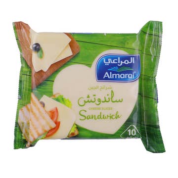 Almarai Sandwich Cheese Slices 10's 200g - Available at Alosra Online Supermarket