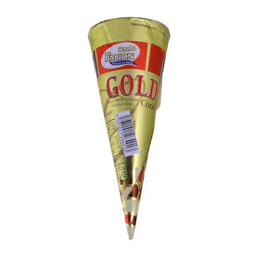 Fabion Gold Cone Ice Cream 120ml - Available at Alosra Online Supermarket