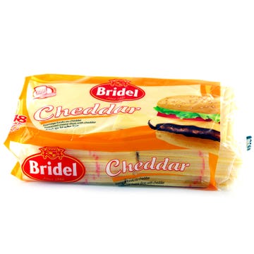 Bridel Cheddar Cheese Slices 800g - Available at Alosra Online Supermarket