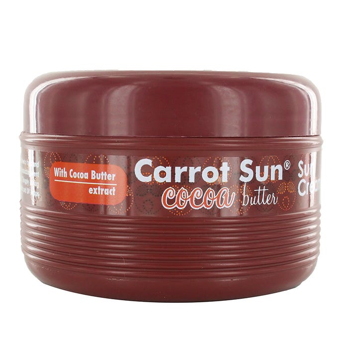 Carrot Sun Cocoa Butter Tanning Cream 300ml - Available at Alosra Online Supermarket