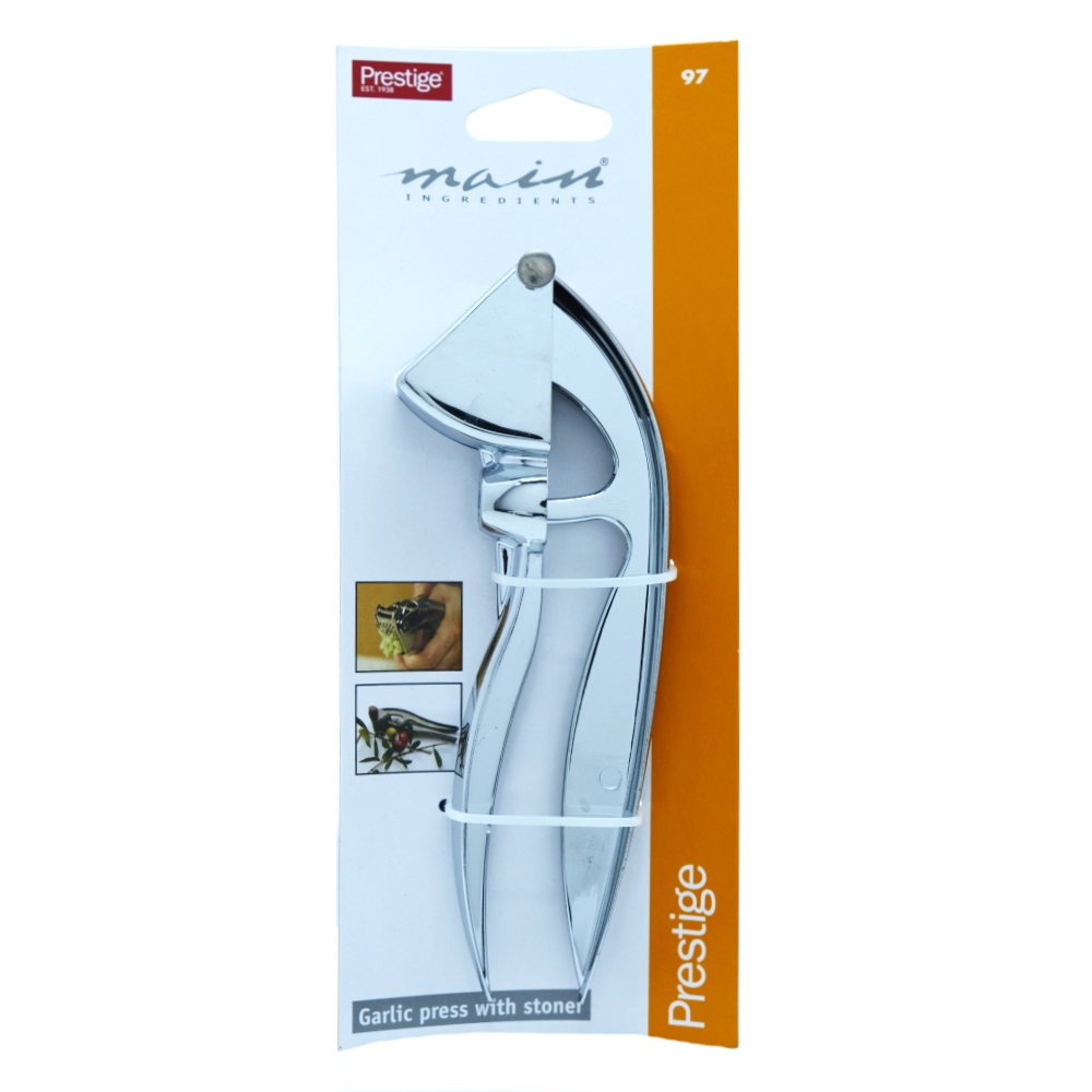 Prestige Garlic Press Stoner - Available at Alosra Online Supermarket