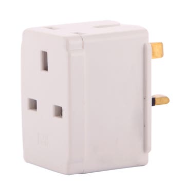 Stackfine 3-Way Adaptor 13 Amp - Available at Alosra Online Supermarket