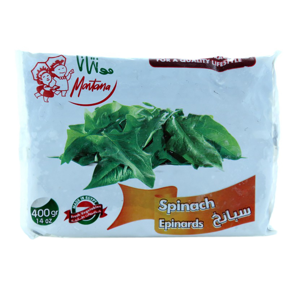 Montana Spinach 400g - Available at Alosra Online Supermarket