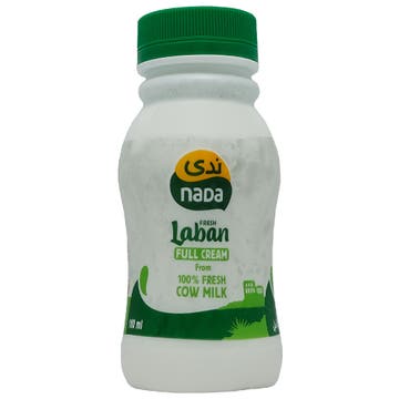 Nada Fresh Laban Full Cream 180ml - Available at Alosra Online Supermarket