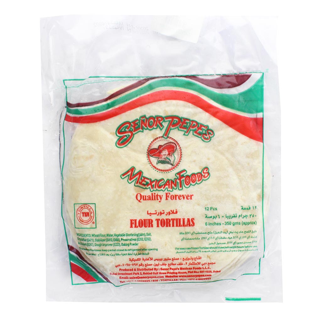 Senor Pepe's Mexican Flour Tortilla 12s - Available at Alosra Online Supermarket