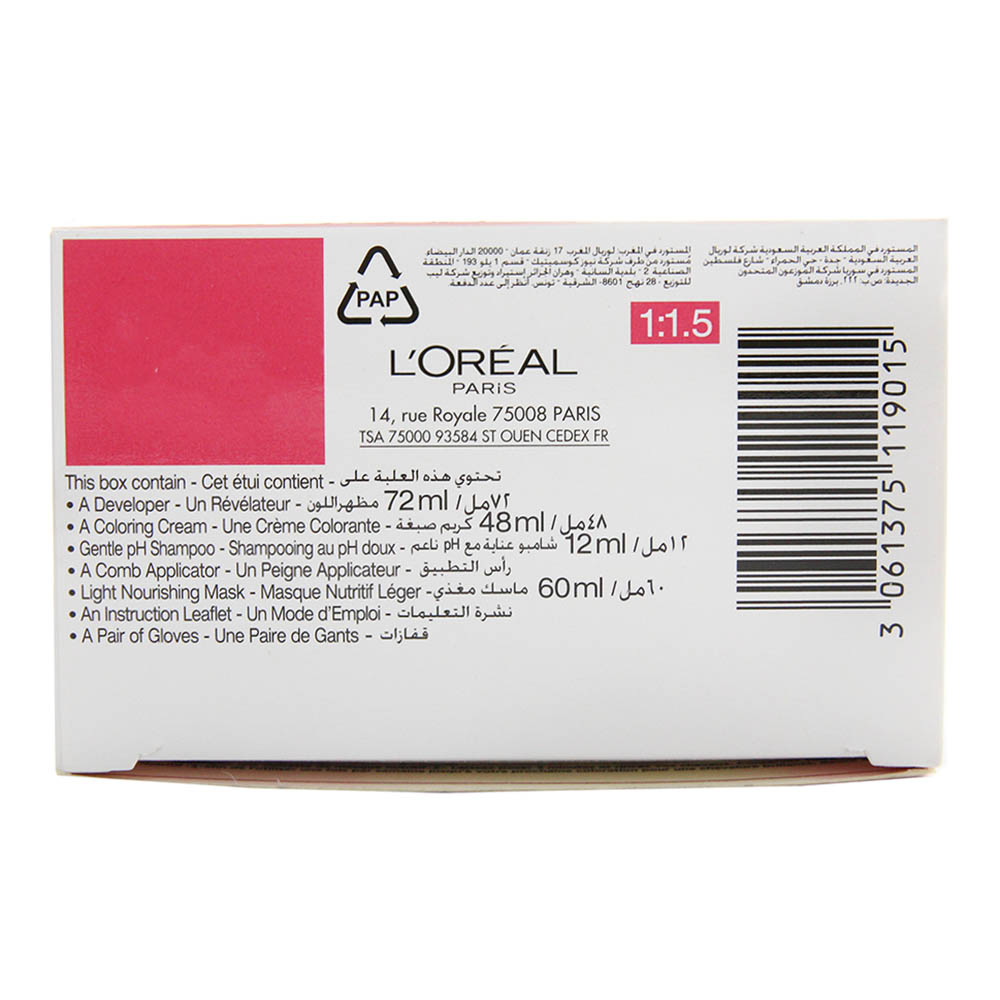 L'Oreal Excellence Creme 5 Light Brown 40ml - Bahrain Alosraonline store