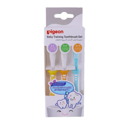 Pigeon Baby Training Toothbrush Set - Available at Alosra Online Supermarket