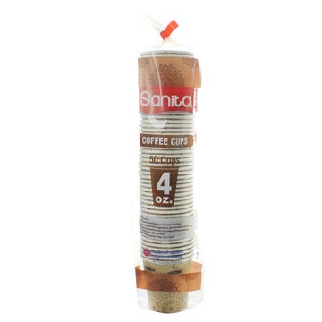 Sanita Paper Cups 4oz 50's - Available at Alosra Online Supermarket