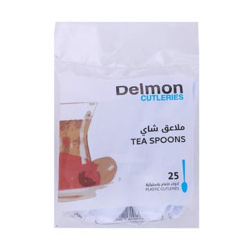 Maskati Plastic Tea Spoons 25's - Available at Alosra Online Supermarket