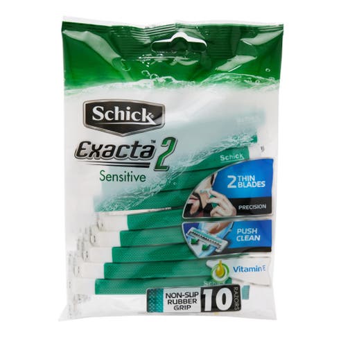 Schick Extreme Disposable Razor-Sensitive [10 Pieces] - Available at Alosra Online Supermarket