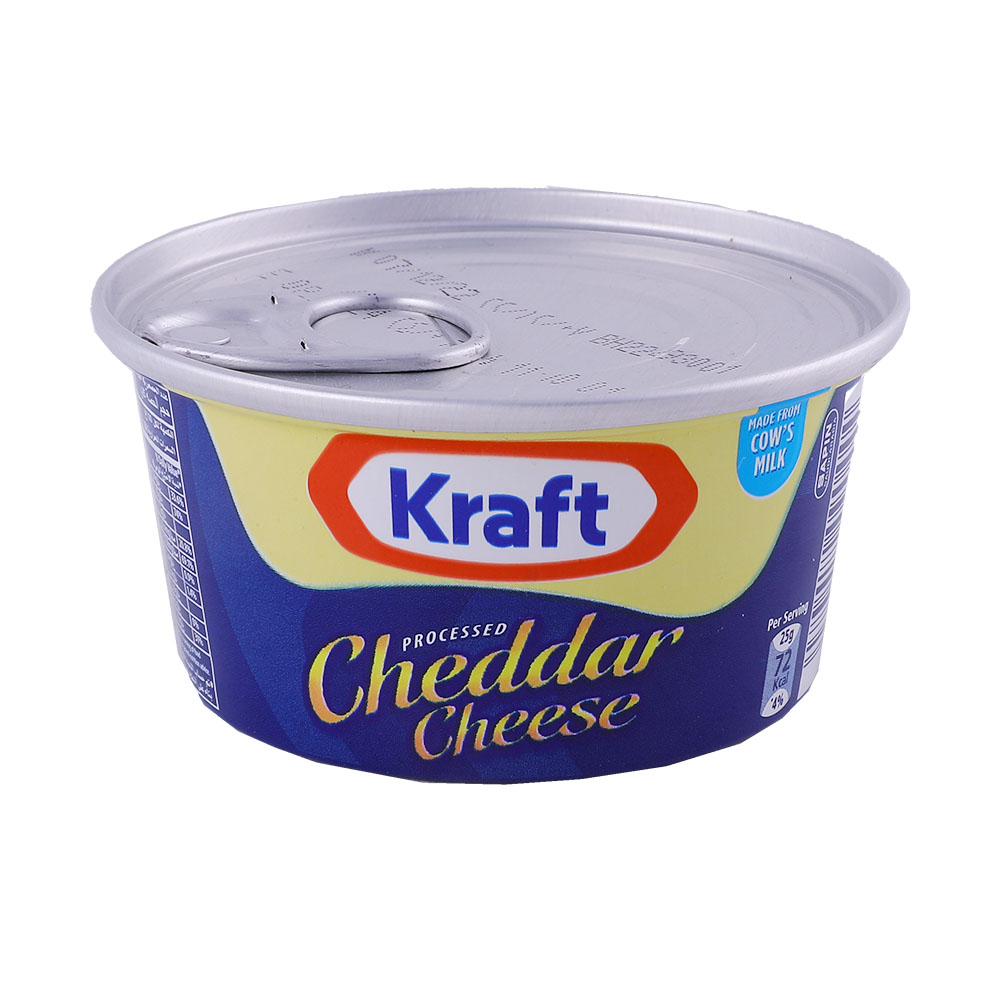Kraft Cheddar Cheese Tin 100g - Available at Alosra Online Supermarket