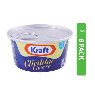 Kraft Cheddar Cheese Tin 6x100g