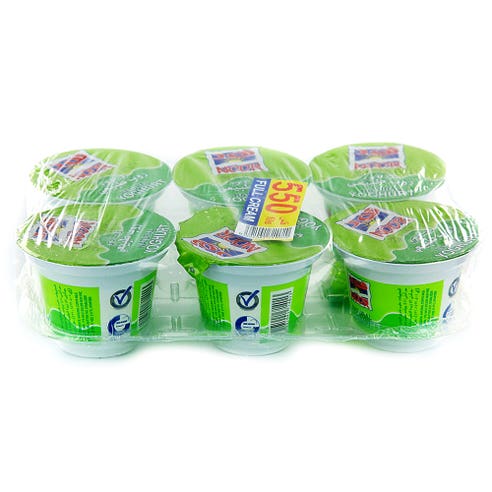 Noor Plain Fresh Yoghurt 6x180g 