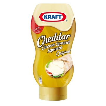 Kraft Original Cheddar Cheese Spread Squeeze 440g - Available at Alosra Online Supermarket
