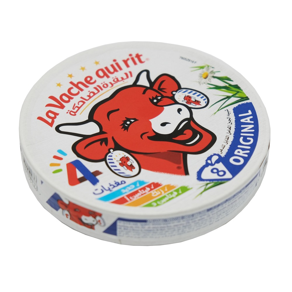 La Vache Qui Rit Round Box Cheese 8's 128g right side image