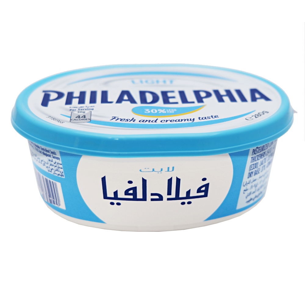 Philadelphia Light Cream Cheese 280g back image