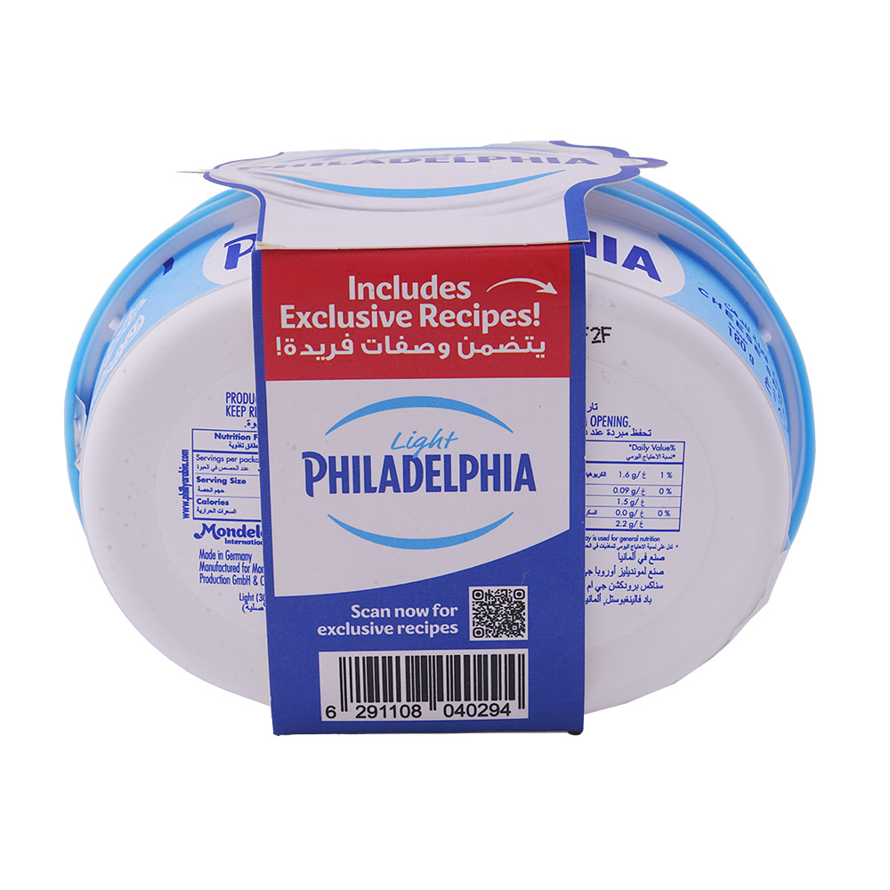 Philadelphia Light Cream Cheese 360g [Special Offer] back image