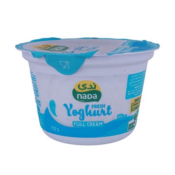 Nada Fresh Yoghurt Full Cream 170g - Available at Alosra Online Supermarket