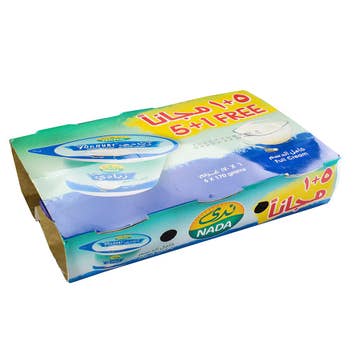 Nada Full Cream Yoghurt 6x170g [5+1 Free] [Special Offer] 