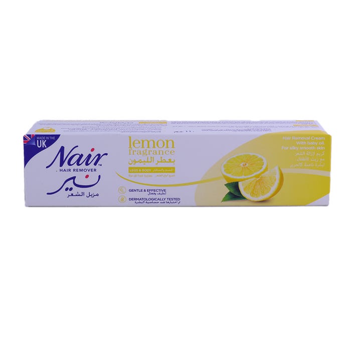 Nair Lemon Hair Remover Tube 110ml - Available at Alosra Online Supermarket