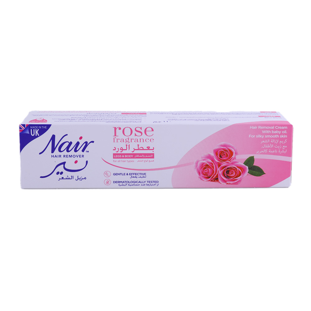 Nair Rose Hair Remover Tube 110ml - Available at Alosra Online Supermarket