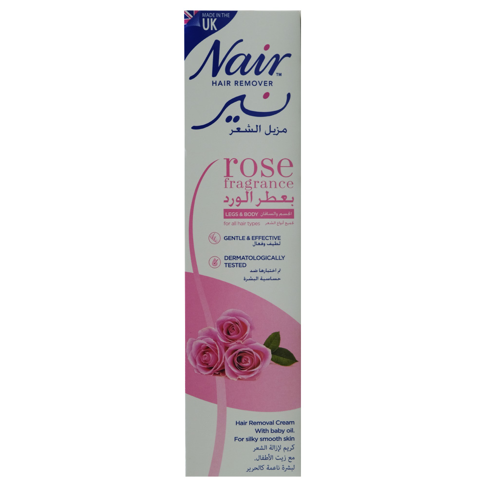 Nair Rose Hair Remover Cream Tube 110ml [Special Offer] back image