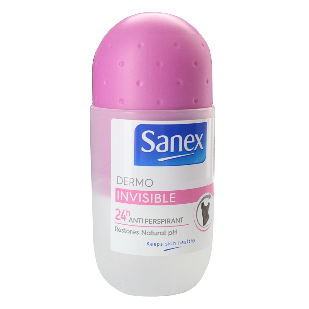 Sanex Deo Roll On Invisible 50ml - Available at Alosra Online Supermarket