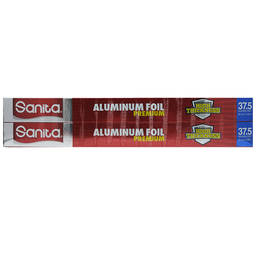 Sanita Premium Aluminium Foil 2s 45cmx7.62m [Special Offer]