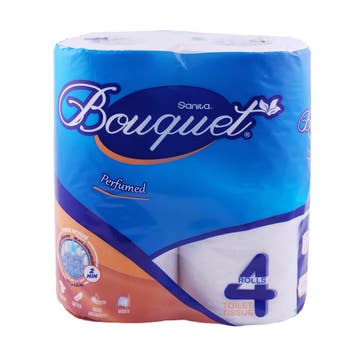 Sanita Decorated Toilet Roll [4 Rolls] - Available at Alosra Online Supermarket