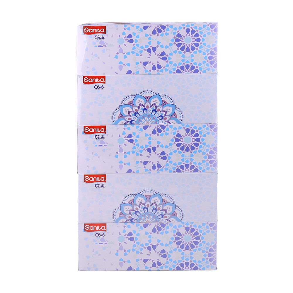 Sanita Club Facial Tissue 4+1 Free [Special Offer] back image