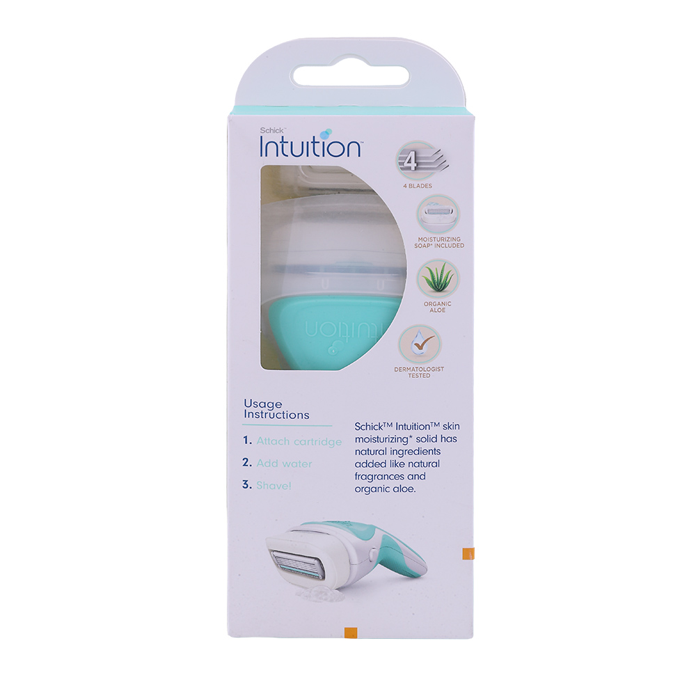 Schick Intuition Razor [3 Blades] back image