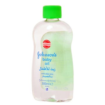 Johnson's Baby Oil Aloe Vera 300ml - Available at Alosra Online Supermarket