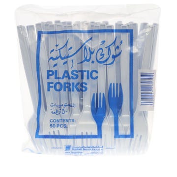 Maskati Plastic Forks 50's - Available at Alosra Online Supermarket