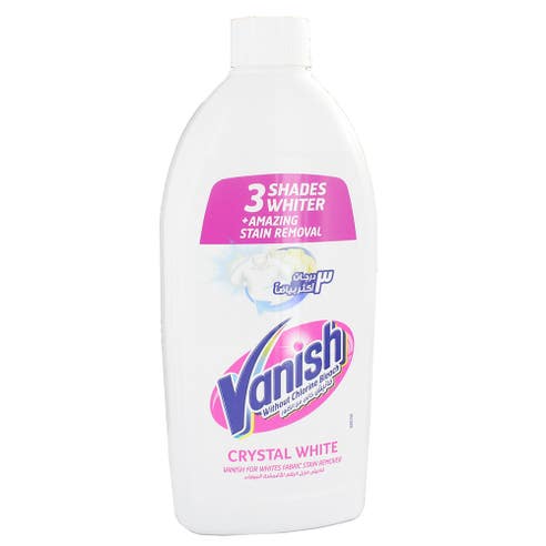 Vanish Crystal White Stain Remover 500ml - Available at Alosra Online Supermarket