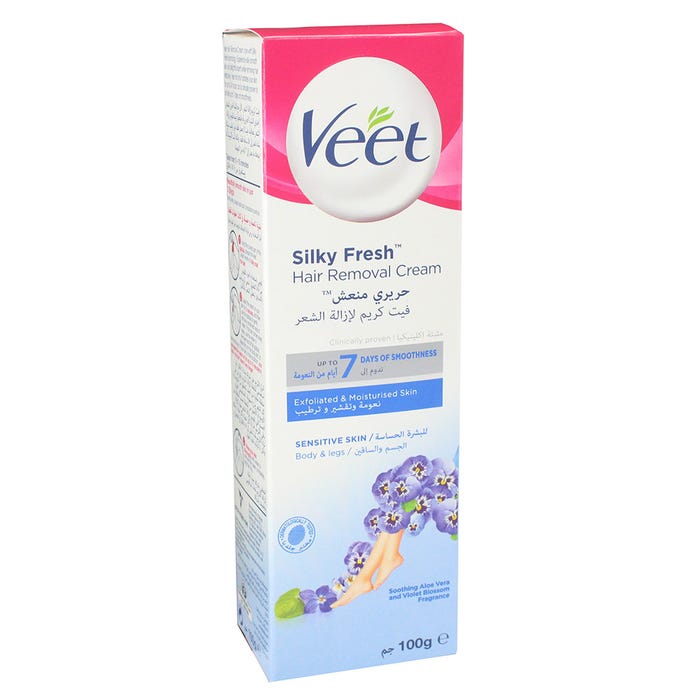 Veet Hair Removal Cream Sensitive Skin 100g- Available at Alosra Online Supermarket