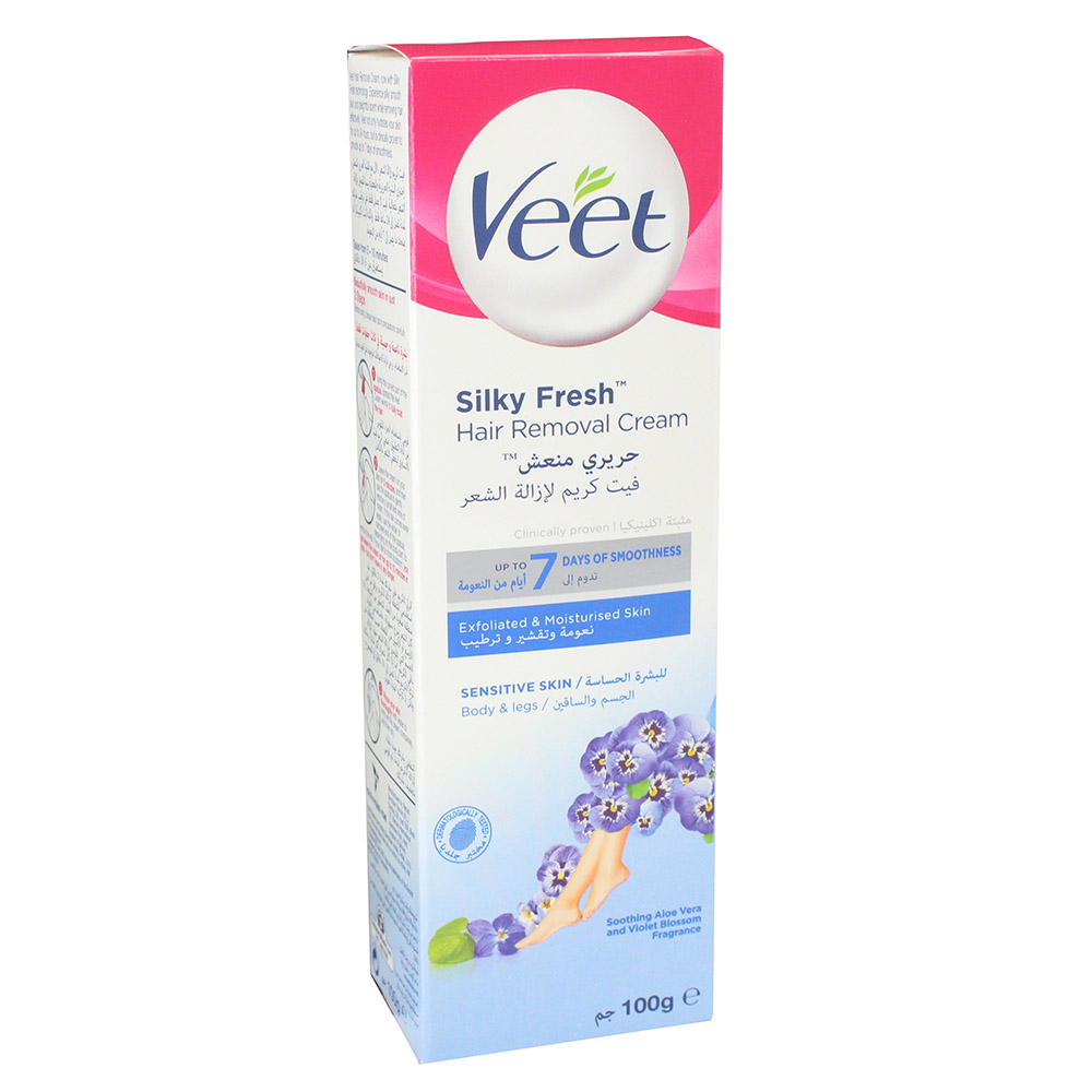 Veet Hair Removal Cream Sensitive Skin 100g- Available at Alosra Online Supermarket