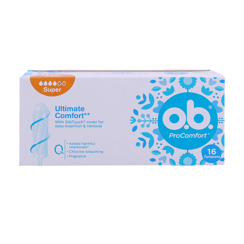 O.B. Tampons Super 16's - Available at Alosra Online Supermarket