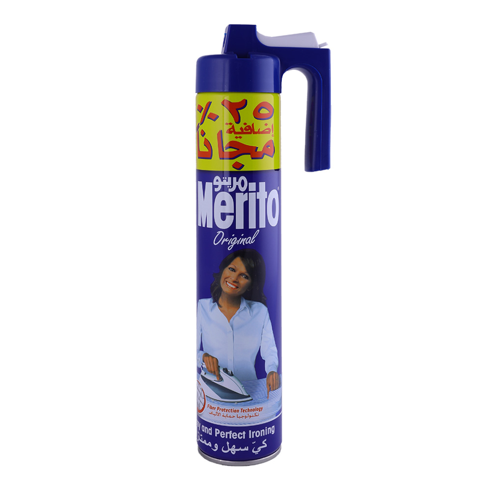 Merito Light Spray Starch 500cc back image