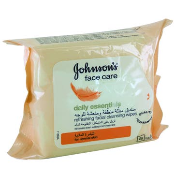Johnson's Ph5.5 Facial Cleansing Wipes 3in1 - Available at Alosra Online Supermarket