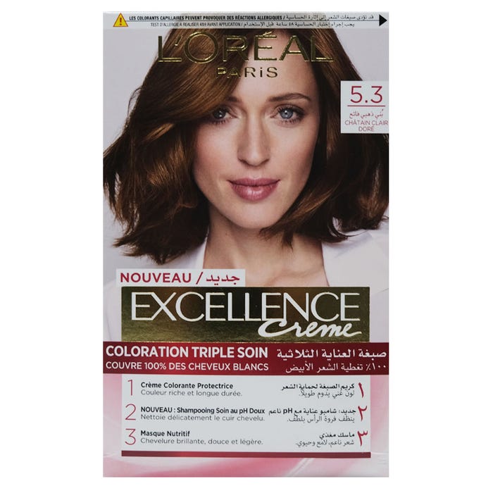 Loreal Excellence Creme 5.3 Golden Brown