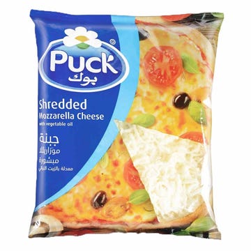 Puck Shredded Mozzarella Cheese 200g - Available at Alosra Online Supermarket