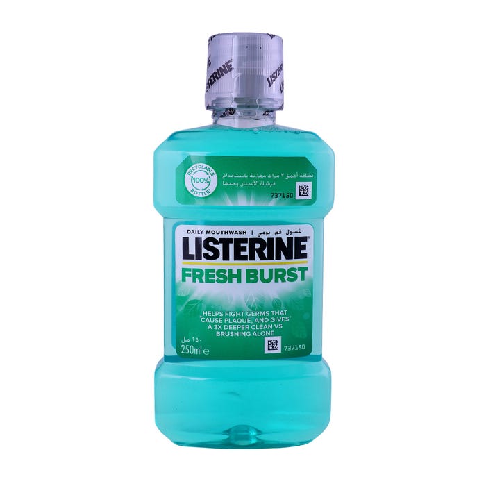 Listerine Freshburst Mouthwash 250ml - Available at Alosra Online Supermarket