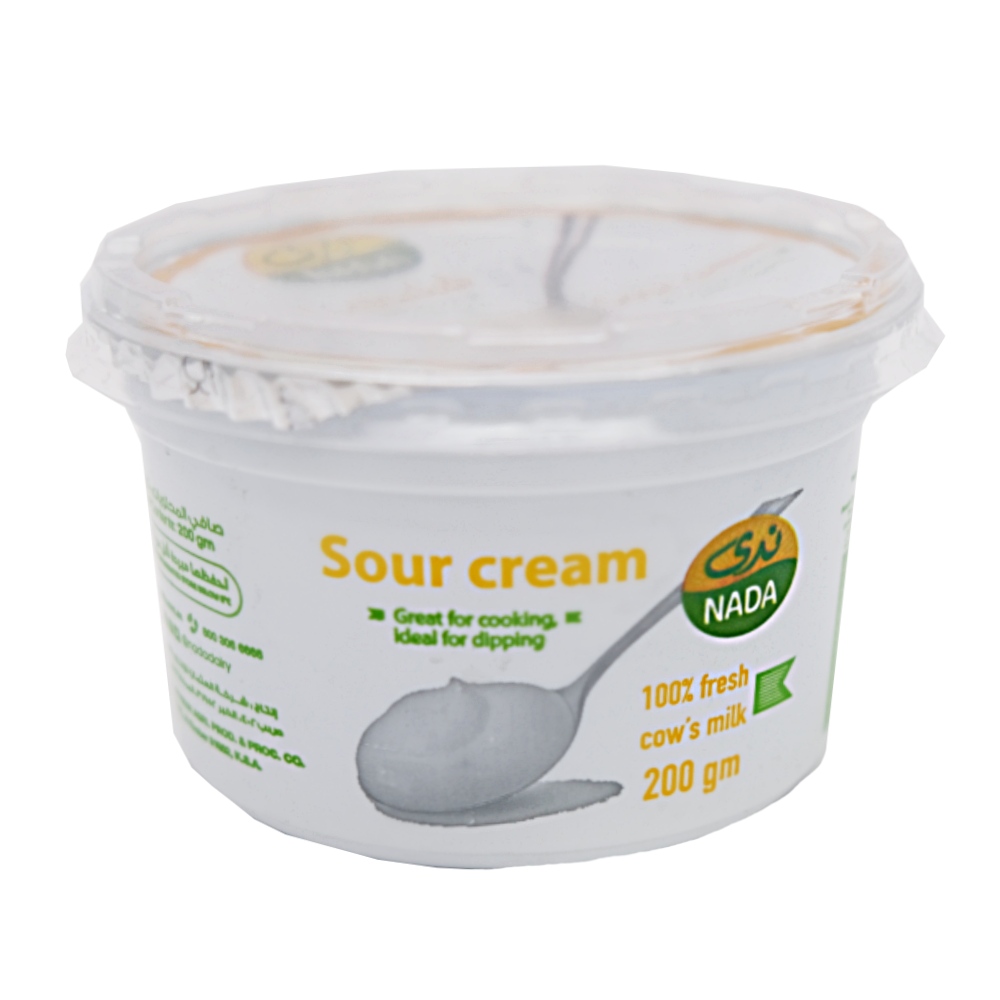Nada Sour Cream 200g back image