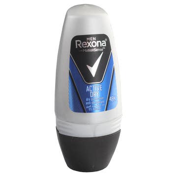 Rexona Active Dry Men Roll-On Deodorant 50ml - Available at Alosra Online Supermarket