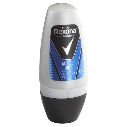 Rexona Active Dry Men Roll-On Deodorant 50ml - Available at Alosra Online Supermarket