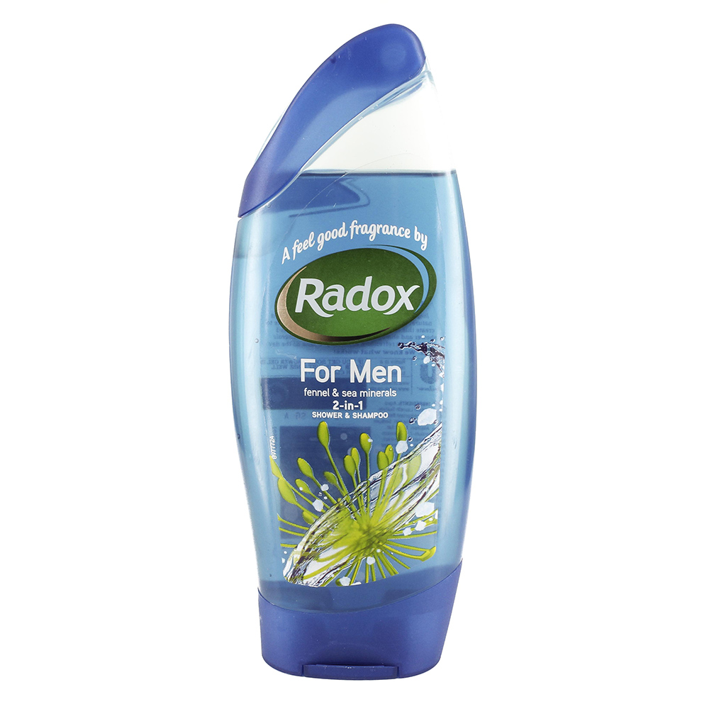 Radox Men Shower Gel & Shampoo 250ml - Available at Alosra Online Supermarket