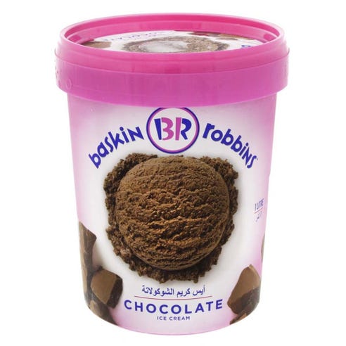 Baskin Robbins Chocolate Ice Cream 1.89L - Available at Alosra Online Supermarket