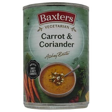 Baxters Carrot & Coriander Vegetarian Soup 400g - Available at Alosra Online Supermarket