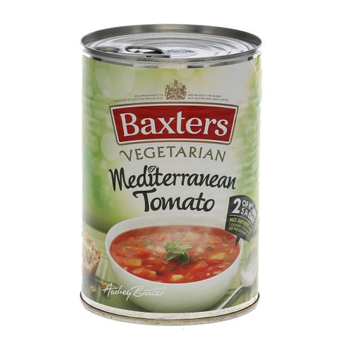 Baxters Mediterranean Tomato Vegetarian Soup 400g - Available at Alosra Online Supermarket