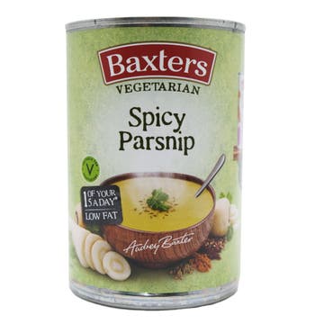 Baxters Spicy Parsnip Vegetarian Soup 400g - Available at Alosra Online Supermarket